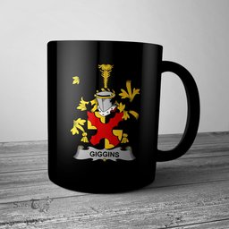 Irish Giggins Coat of Arms Family Crest Ireland Mug Irish Mug