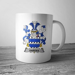 Irish Dardes or Dardis Coat of Arms Family Crest Ireland Mug Irish Mug