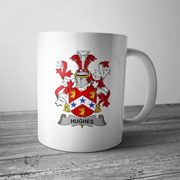 Irish Hughes Coat of Arms Family Crest Ireland Mug Irish Mug