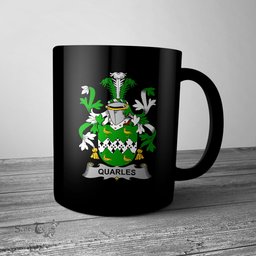 Irish Quarles Coat of Arms Family Crest Ireland Mug Irish Mug