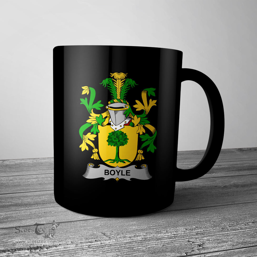 Irish Boyle or O Boyle Coat of Arms Family Crest Ireland Mug Irish Mug
