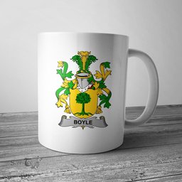 Irish Boyle or O Boyle Coat of Arms Family Crest Ireland Mug Irish Mug