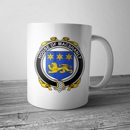 Irish House of MACSHANLY Coat of Arms Family Crest Ireland Mug Irish Mug