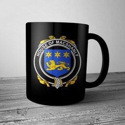 Irish House of MACSHANLY Coat of Arms Family Crest Ireland Mug Irish Mug
