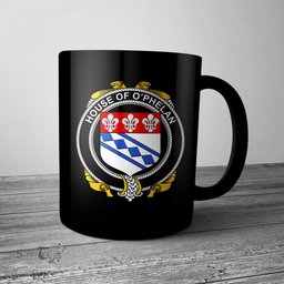 Irish House of O PHELAN Coat of Arms Family Crest Ireland Mug Irish Mug