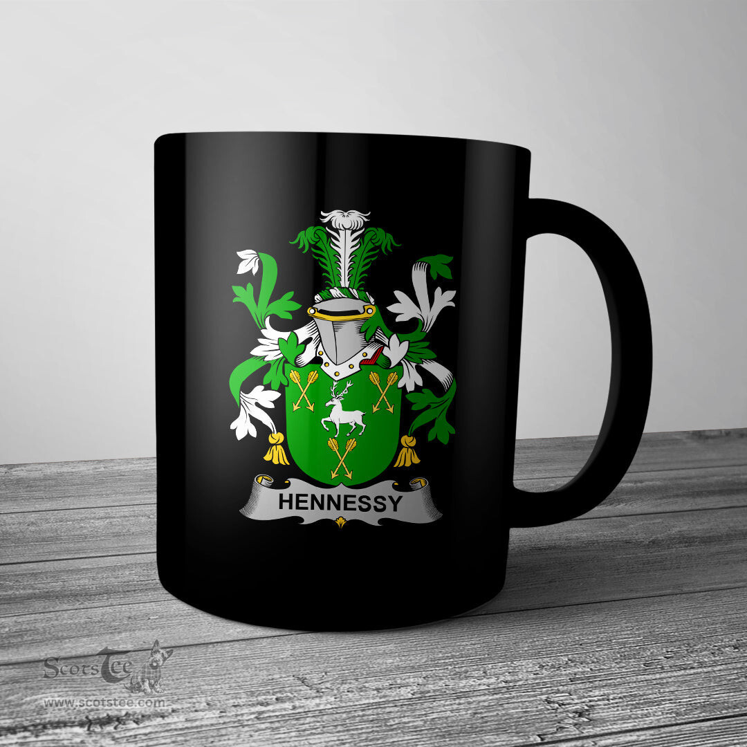 Irish Hennessy or O Hennessy Coat of Arms Family Crest Ireland Mug Irish Mug