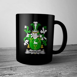 Irish Hennessy or O Hennessy Coat of Arms Family Crest Ireland Mug Irish Mug