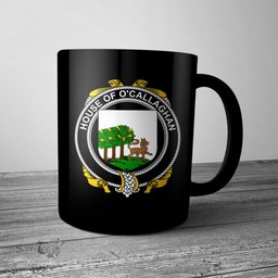 Irish House of O CALLAGHAN Coat of Arms Family Crest Ireland Mug Irish Mug