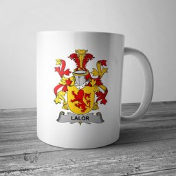 Irish Lalor or O Lawlor Coat of Arms Family Crest Ireland Mug Irish Mug