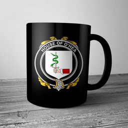 Irish House of O HEA Coat of Arms Family Crest Ireland Mug Irish Mug