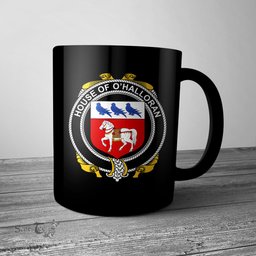Irish House of O HALLORAN Coat of Arms Family Crest Ireland Mug Irish Mug