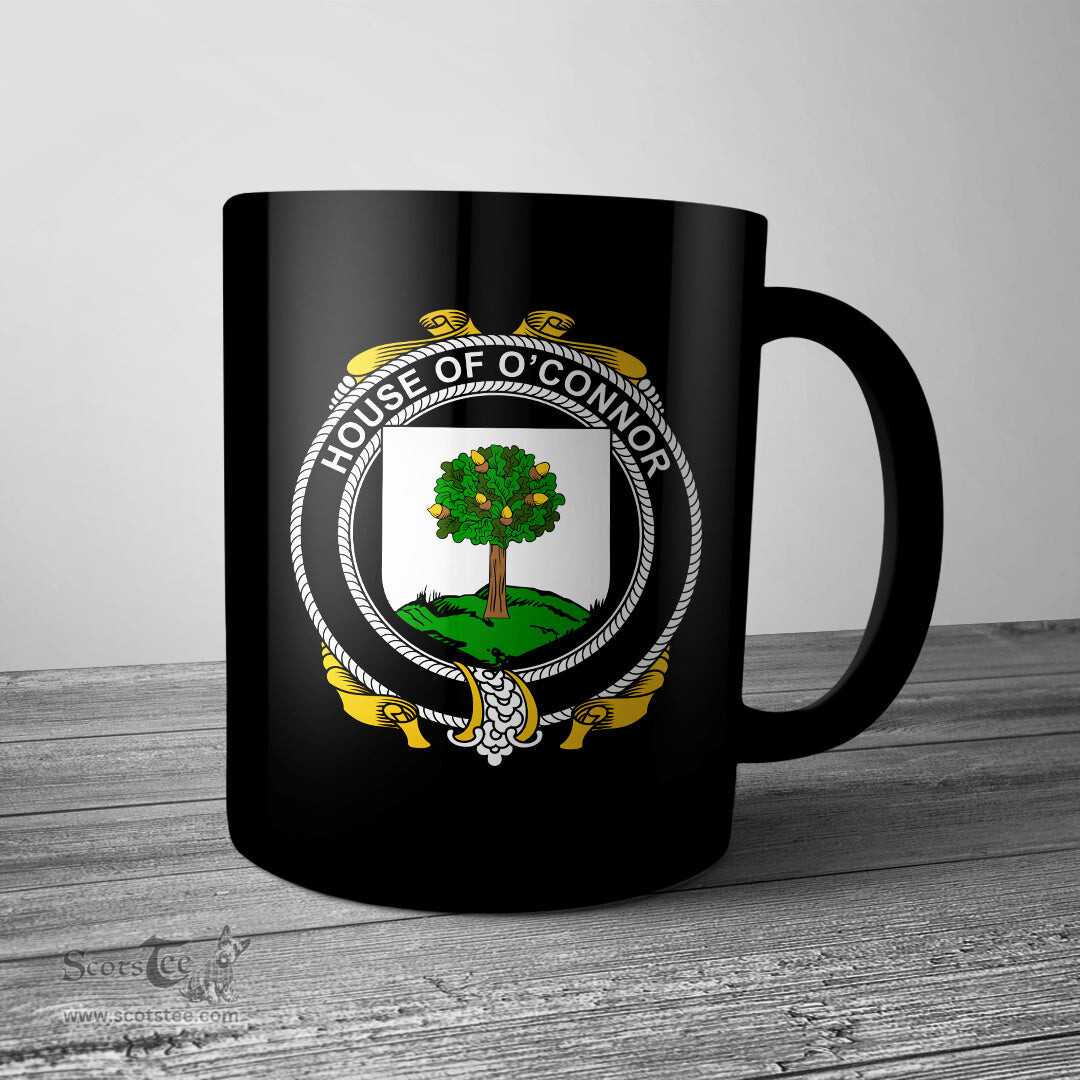 Irish House of O CONNOR (Faly) Coat of Arms Family Crest Ireland Mug Irish Mug