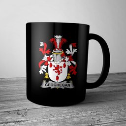 Irish Geoghegan or O Geoghegan Coat of Arms Family Crest Ireland Mug Irish Mug
