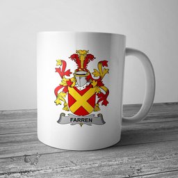 Irish Farren or O Farren Coat of Arms Family Crest Ireland Mug Irish Mug