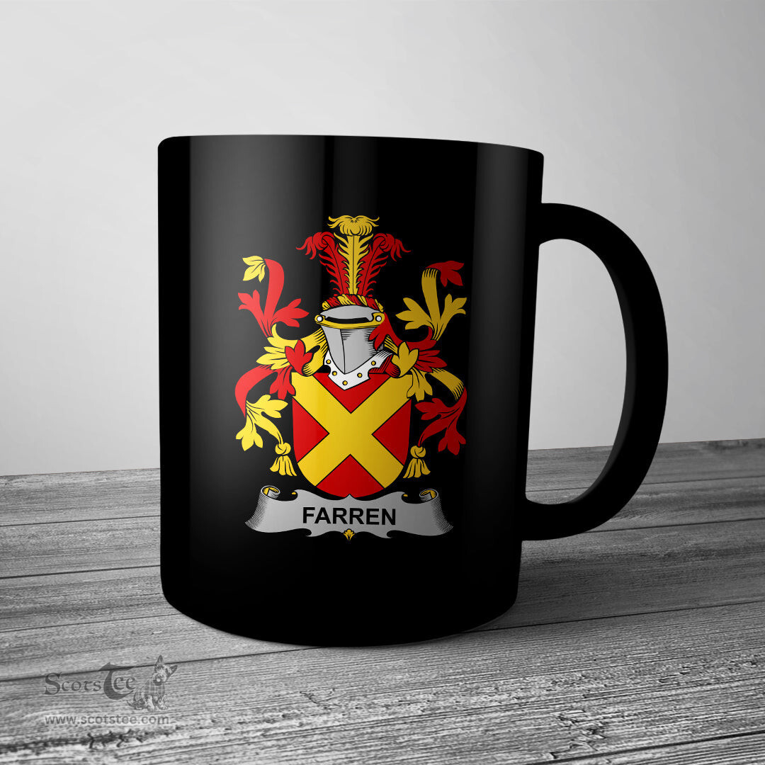 Irish Farren or O Farren Coat of Arms Family Crest Ireland Mug Irish Mug