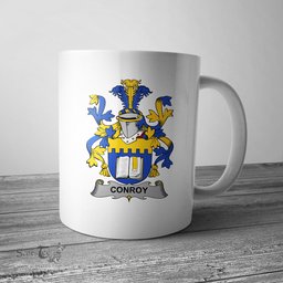 Irish Conroy or O Mulconroy Coat of Arms Family Crest Ireland Mug Irish Mug