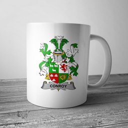 Irish Conroy or O Conry Coat of Arms Family Crest Ireland Mug Irish Mug