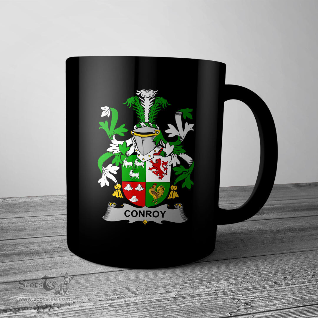 Irish Conroy or O Conry Coat of Arms Family Crest Ireland Mug Irish Mug