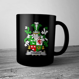 Irish Conroy or O Conry Coat of Arms Family Crest Ireland Mug Irish Mug