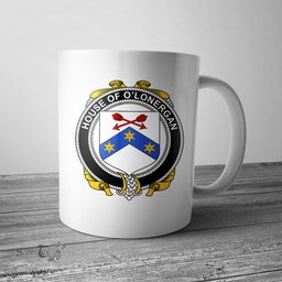 Irish House of O LONERGAN Coat of Arms Family Crest Ireland Mug Irish Mug