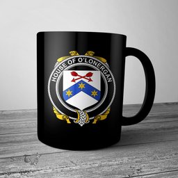 Irish House of O LONERGAN Coat of Arms Family Crest Ireland Mug Irish Mug