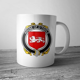 Irish House of O TOOLE Coat of Arms Family Crest Ireland Mug Irish Mug