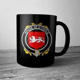 Irish House of O TOOLE Coat of Arms Family Crest Ireland Mug Irish Mug