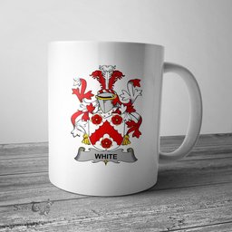 Irish White or Whyte Coat of Arms Family Crest Ireland Mug Irish Mug