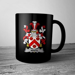 Irish White or Whyte Coat of Arms Family Crest Ireland Mug Irish Mug