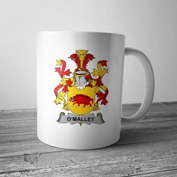 Irish Malley or O Malley Coat of Arms Family Crest Ireland Mug Irish Mug