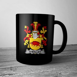 Irish Malley or O Malley Coat of Arms Family Crest Ireland Mug Irish Mug