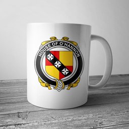 Irish House of O HANNON Coat of Arms Family Crest Ireland Mug Irish Mug