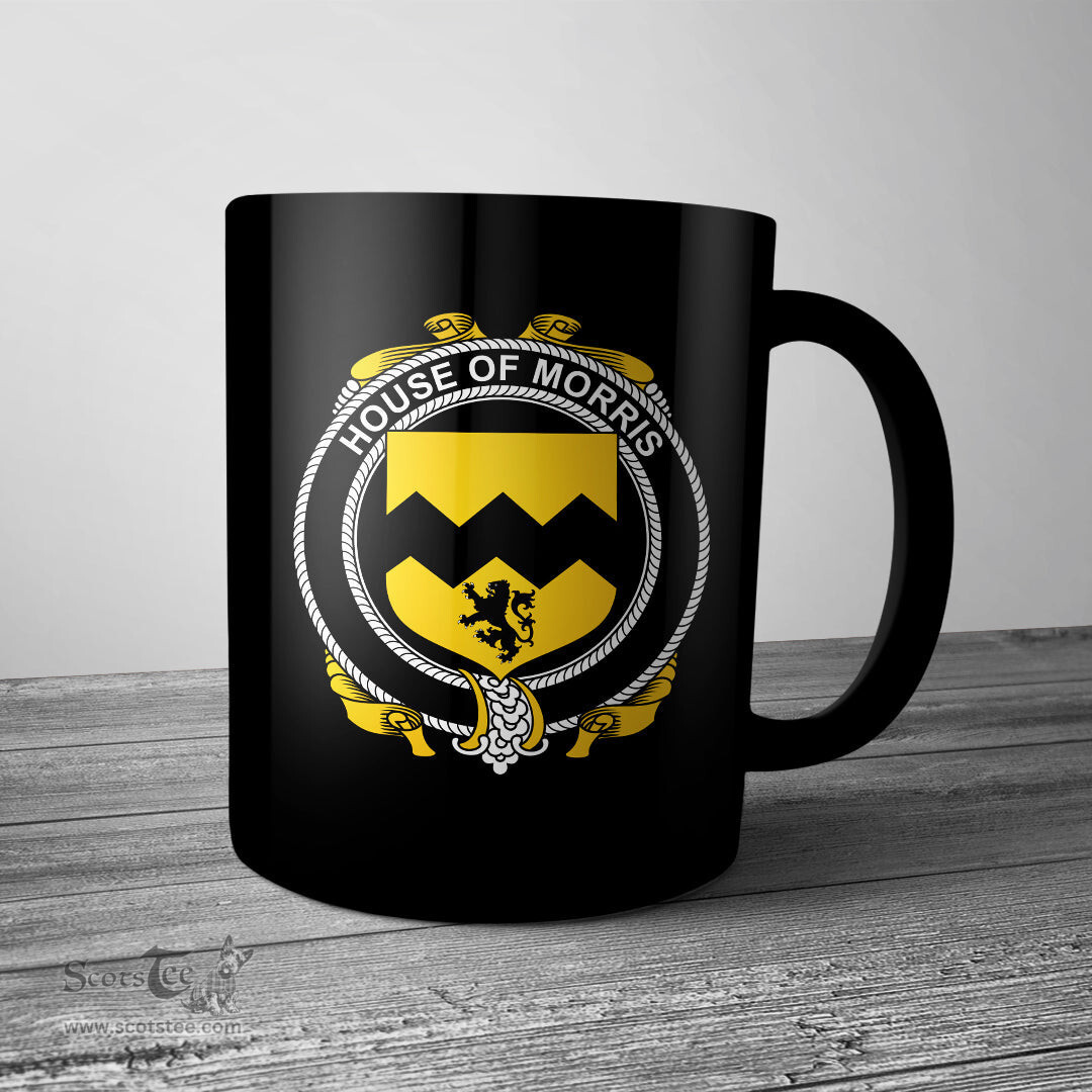 Irish House of MORRIS Coat of Arms Family Crest Ireland Mug Irish Mug