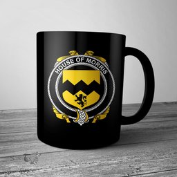 Irish House of MORRIS Coat of Arms Family Crest Ireland Mug Irish Mug