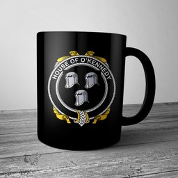 Irish House of O KENNEDY Coat of Arms Family Crest Ireland Mug Irish Mug