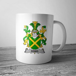 Irish Dowd or O Dowd Coat of Arms Family Crest Ireland Mug Irish Mug