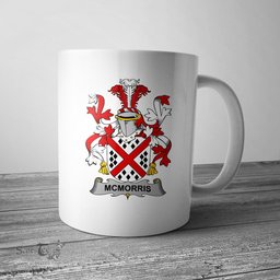 Irish McMorris or McMoresh Coat of Arms Family Crest Ireland Mug Irish Mug