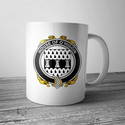 Irish House of O HIGGIN Coat of Arms Family Crest Ireland Mug Irish Mug