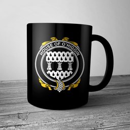 Irish House of O HIGGIN Coat of Arms Family Crest Ireland Mug Irish Mug