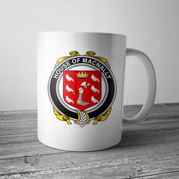 Irish House of MACNALLY Coat of Arms Family Crest Ireland Mug Irish Mug