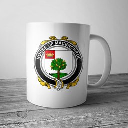 Irish House of MACENCHROE Coat of Arms Family Crest Ireland Mug Irish Mug