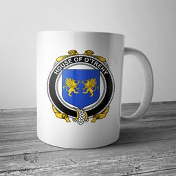 Irish House of O TREHY (Troy) Coat of Arms Family Crest Ireland Mug Irish Mug