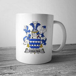 Irish Coulter or O Coulter Coat of Arms Family Crest Ireland Mug Irish Mug