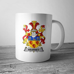Irish Kearney or O Kearney Coat of Arms Family Crest Ireland Mug Irish Mug