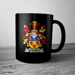 Irish Kearney or O Kearney Coat of Arms Family Crest Ireland Mug Irish Mug