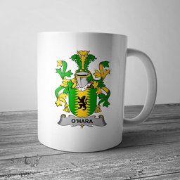 Irish Hara or O Hara Coat of Arms Family Crest Ireland Mug Irish Mug