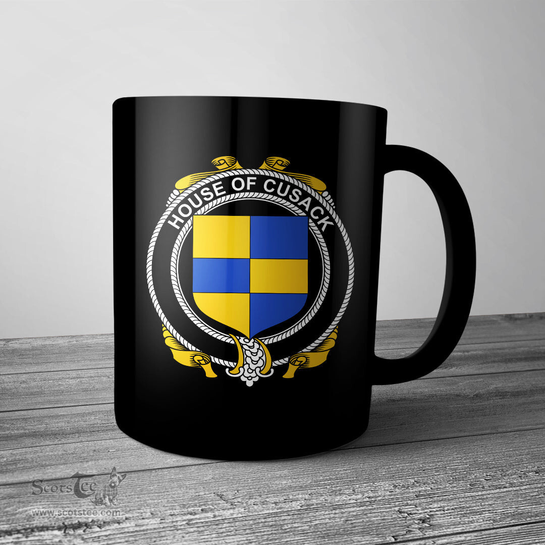 Irish House of CUSACK Coat of Arms Family Crest Ireland Mug Irish Mug