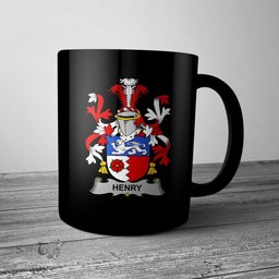 Irish Henry or O Henry Coat of Arms Family Crest Ireland Mug Irish Mug