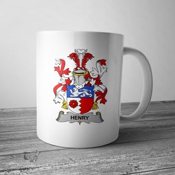 Irish Henry or O Henry Coat of Arms Family Crest Ireland Mug Irish Mug