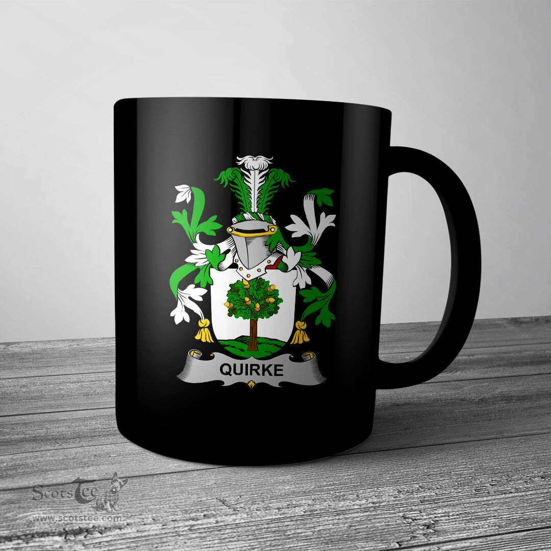Irish Quirke or O Quirke Coat of Arms Family Crest Ireland Mug Irish Mug